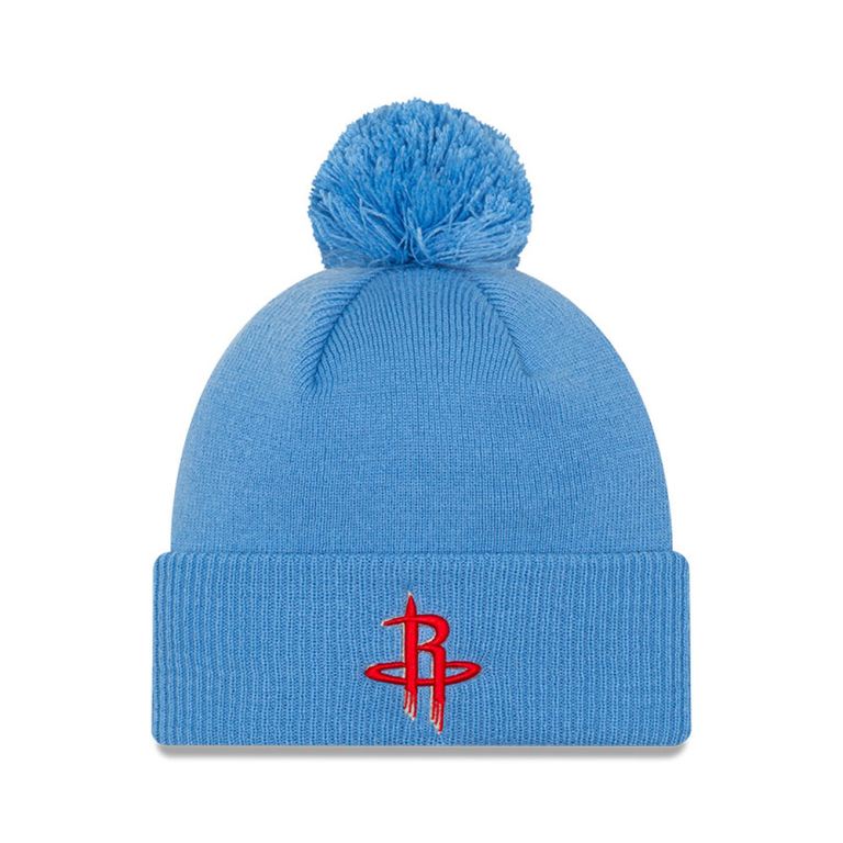 Gorras New Era Beanies Azules - Houston Rockets NBA City Edition 58079MYTN